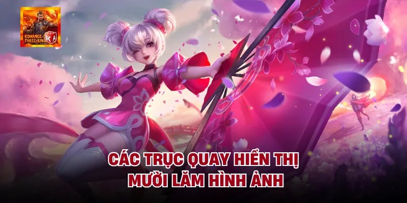 Các trục quay hiển thị mười lăm hình ảnh