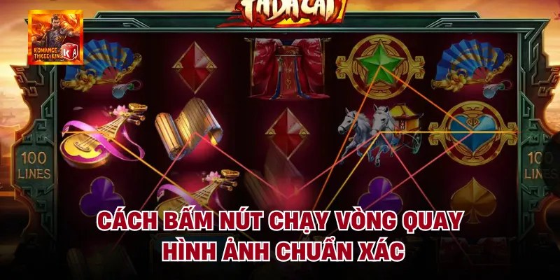 Cách bấm nút chạy vòng quay hình ảnh chuẩn xác