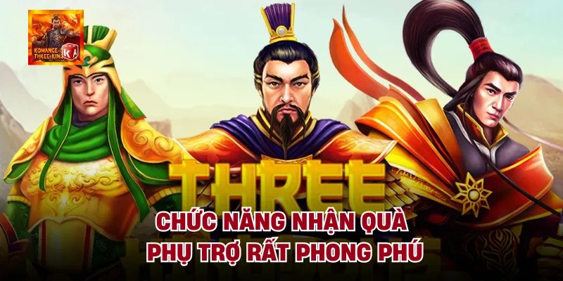 Chức năng nhận quà phụ trợ rất phong phú