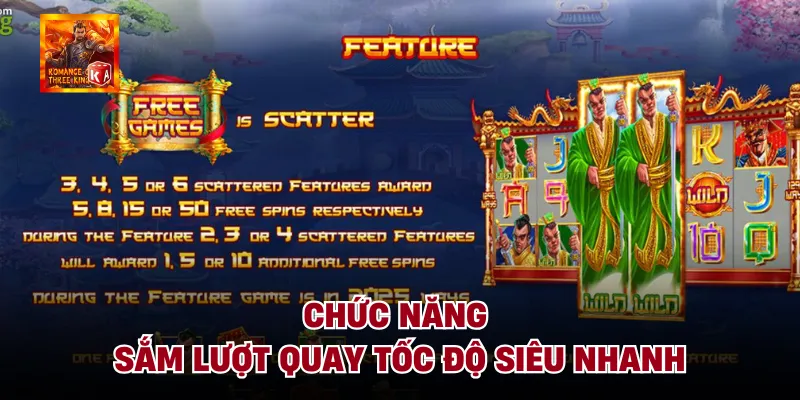 Chức năng sắm lượt quay tốc độ siêu nhanh