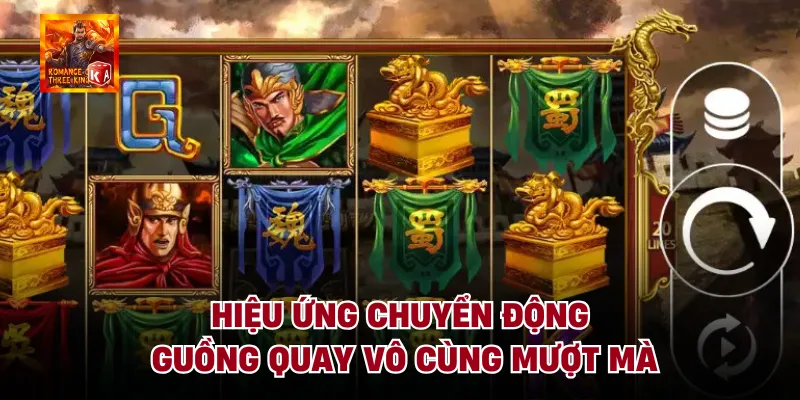 Hiệu ứng chuyển động guồng quay vô cùng mượt mà
