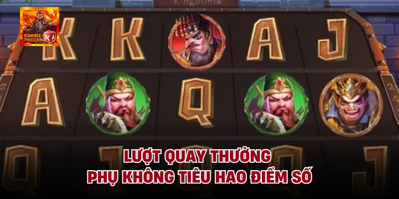 Lượt quay thưởng phụ không tiêu hao điểm số
