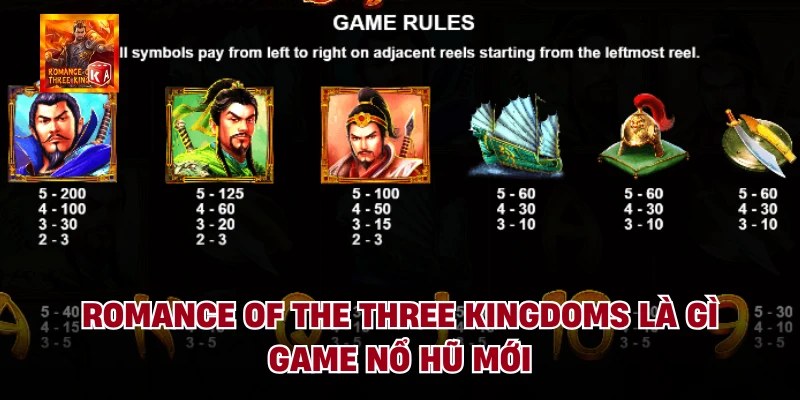 Romance Of The Three Kingdoms Là Gì - Game Nổ Hũ Mới