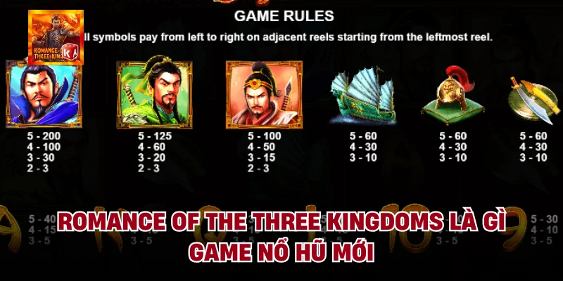 Romance Of The Three Kingdoms Là Gì - Game Nổ Hũ Mới