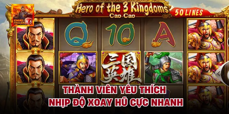 Thành viên yêu thích nhịp độ xoay hũ cực nhanh